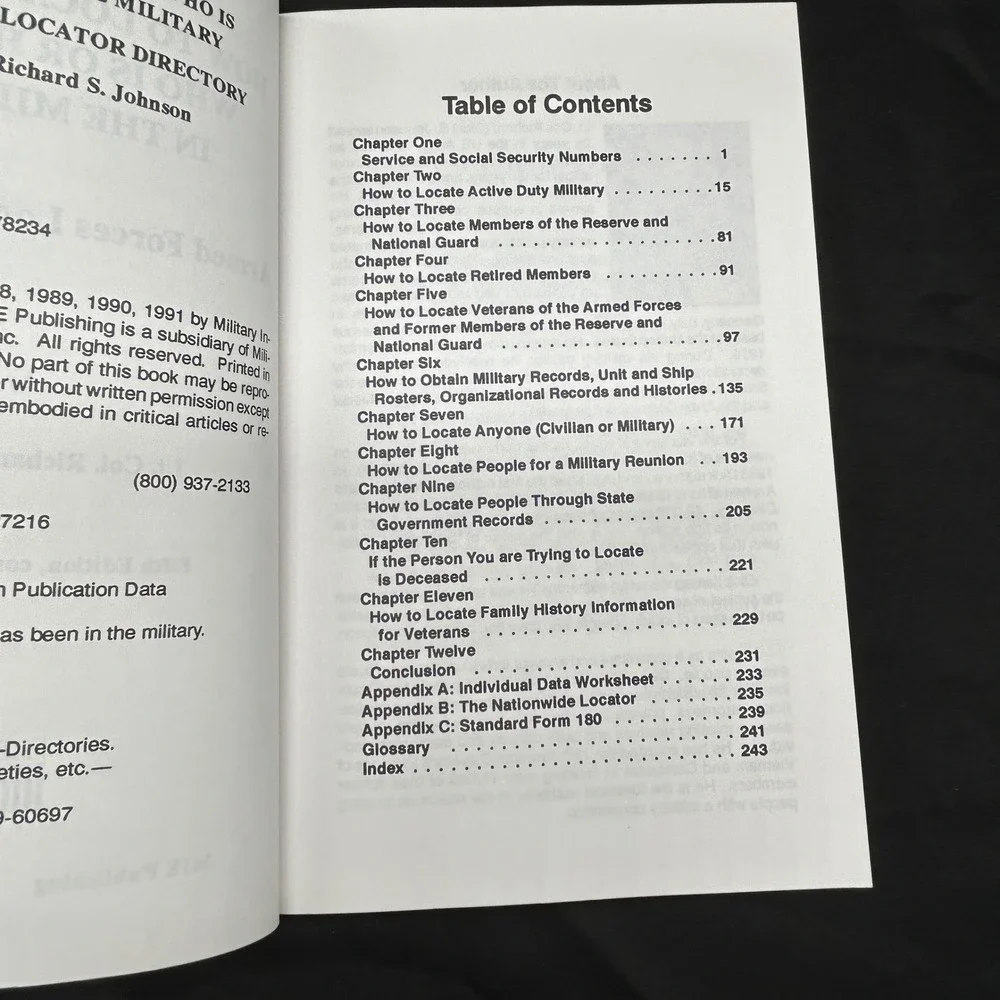 How To Locate Anyone In The Military Armed Forces Locator Directory 5th Ed 1993